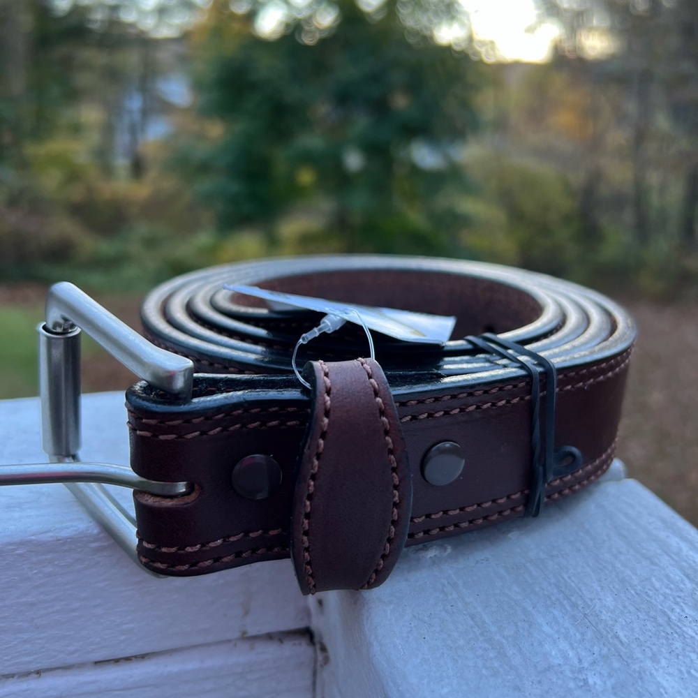 MEN BULL HIDE MADE IN USA 🇺🇸 BELT NWT